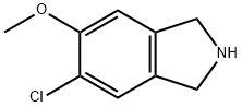 5-chloro-6-methoxy-2,3-dihydro-1H-isoindole Struktur