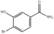 4-bromo-3-hydroxybenzamide Struktur