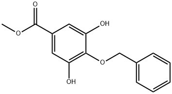 Methyl 4-(benzyloxy)-3,5-dihydroxybenzoate Struktur