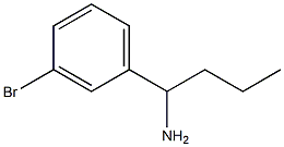 1-(3-BROMOPHENYL)BUTAN-1-AMINE Struktur