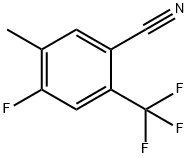 4-Fluoro-5-methyl-2-(trifluoromethyl)benzonitrile Struktur