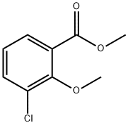 3-Chloro-2-methoxybenzoic acid methyl ester Struktur