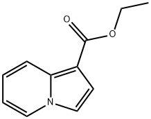 1-INDOLIZINECARBOXYLIC ACID ETHYL ESTER Struktur