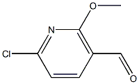 6-chloro-2-methoxynicotinaldehyde Struktur