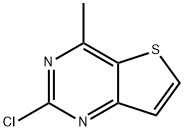 2-Chloro-4-methylthieno[3,2-d]pyrimidine Struktur