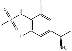 (R)-N-(4-(1-aminoethyl)-2,6-difluorophenyl)methanesulfonamide(WXG00218) Struktur