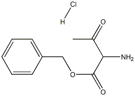 Benzyl 2-amino-3-oxobutanoate hydrochloride Struktur