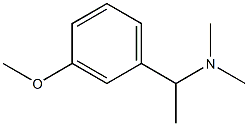 1-(3-methoxyphenyl)-N,N-dimethylethan-1-amine Struktur