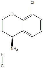 (4S)-8-CHLORO-3,4-DIHYDRO-2H-1-BENZOPYRAN-4-AMINE HYDROCHLORIDE Struktur