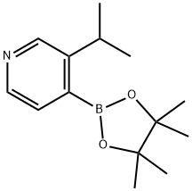 3-Isopropylpyridine-4-boronic acid pinacol ester Struktur