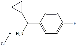 Cyclopropyl(4-fluorophenyl)methanamine hydrochloride Struktur