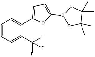 5-(2-Trifluoromethylphenyl)furan-2-boronic acid pinacol ester Struktur