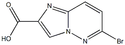 6-Bromo-imidazo[1,2-b]pyridazine-2-carboxylic acid Struktur