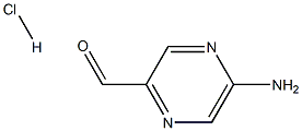 5-AMINOPYRAZINE-2-CARBALDEHYDE HCL Struktur