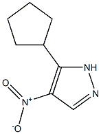 5-cyclopentyl-4-nitro-1H-pyrazole Struktur