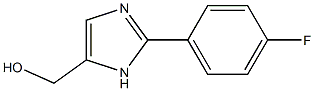 [2-(4-Fluoro-phenyl)-3H-imidazol-4-yl]-methanol Struktur