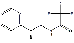 (R)-2,2,2-trifluoro-N-(2-phenylpropyl)acetamide Struktur