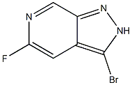 3-Bromo-5-fluoro-2H-pyrazolo[3,4-c]pyridine Struktur