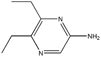 5,6-Diethyl-pyrazin-2-ylamine Struktur