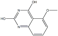 5-Methoxy-quinazoline-2,4-diol Struktur