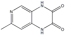 7-Methyl-1,4-dihydro-pyrido[3,4-b]pyrazine-2,3-dione Struktur