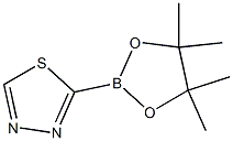 2-(4,4,5,5-tetramethyl-1,3,2-dioxaborolan-2-yl)-1,3,4-thiadiazole Struktur