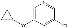 3-chloro-5-cyclopropoxypyridine Struktur