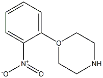 1-(2-nitrophenyl)-Morpholine Struktur