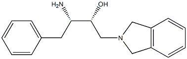 (2R,3S)-3-amino-1-(isoindolin-2-yl)-4-phenylbutan-2-ol Struktur