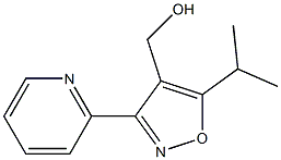 (5-isopropyl-3-(pyridin-2-yl)isoxazol-4-yl)methanol Struktur