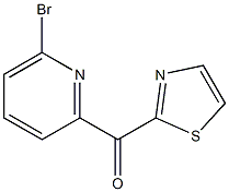 (6-bromopyridin-2-yl)(thiazol-2-yl)methanone Struktur