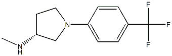 (R)-N-methyl-1-(4-(trifluoromethyl)phenyl)pyrrolidin-3-amine Struktur