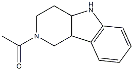 1-(3,4,4a,5-tetrahydro-1H-pyrido[4,3-b]indol-2(9bH)-yl)ethanone Struktur