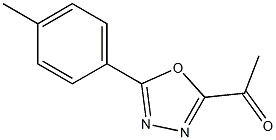 1-(5-p-tolyl-1,3,4-oxadiazol-2-yl)ethanone Struktur