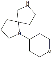 1-(tetrahydro-2H-pyran-4-yl)-1,7-diazaspiro[4.4]nonane Struktur