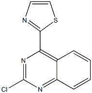 2-(2-chloroquinazolin-4-yl)thiazole Struktur