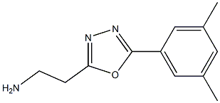 2-(5-(3,5-dimethylphenyl)-1,3,4-oxadiazol-2-yl)ethanamine Struktur