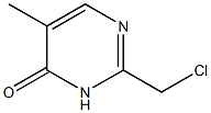 2-(chloromethyl)-5-methylpyrimidin-4(3H)-one Struktur