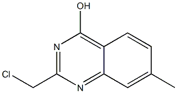 2-(chloromethyl)-7-methylquinazolin-4-ol Structure