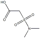 2-(N,N-dimethylsulfamoyl)acetic acid Struktur