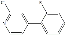 2-chloro-4-(2-fluorophenyl)pyridine Struktur