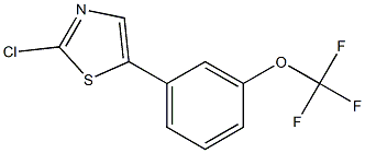 2-chloro-5-(3-(trifluoromethoxy)phenyl)thiazole Struktur