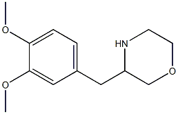 3-(3,4-dimethoxybenzyl)morpholine Struktur