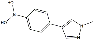 4-(1-methyl-1H-pyrazol-4-yl)phenylboronic acid Struktur