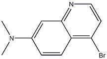 4-bromo-N,N-dimethylquinolin-7-amine Structure