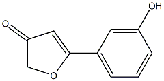 5-(3-hydroxyphenyl)furan-3(2H)-one Struktur