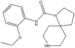 N-(2-ethoxyphenyl)-1,8-diazaspiro[4.5]decane-1-carboxamide Struktur