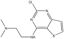 N1-(2-chlorothieno[3,2-d]pyrimidin-4-yl)-N2,N2-dimethylethane-1,2-diamine Struktur