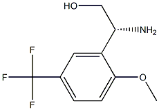 (R)-2-amino-2-(2-methoxy-5-(trifluoromethyl)phenyl)ethanol Struktur