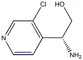 (R)-2-amino-2-(3-chloropyridin-4-yl)ethanol Struktur